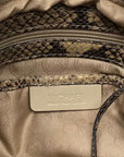 Michael Kors Python Embossed Hobo Bag