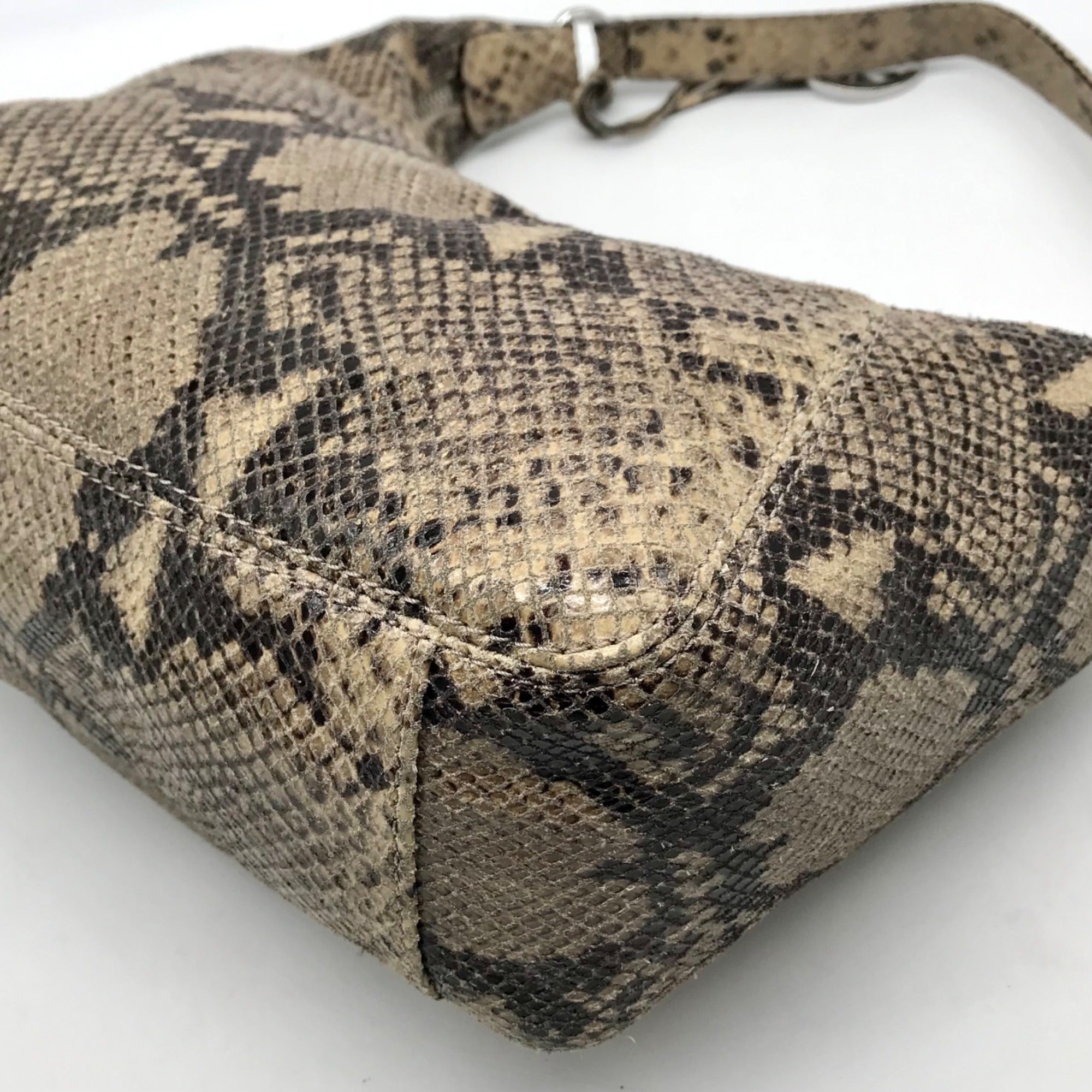 Michael Kors Python Embossed Hobo Bag