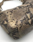 Michael Kors Python Embossed Hobo Bag