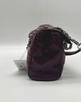 Guess Red Edna Chevron Stitch Shoulder Bag