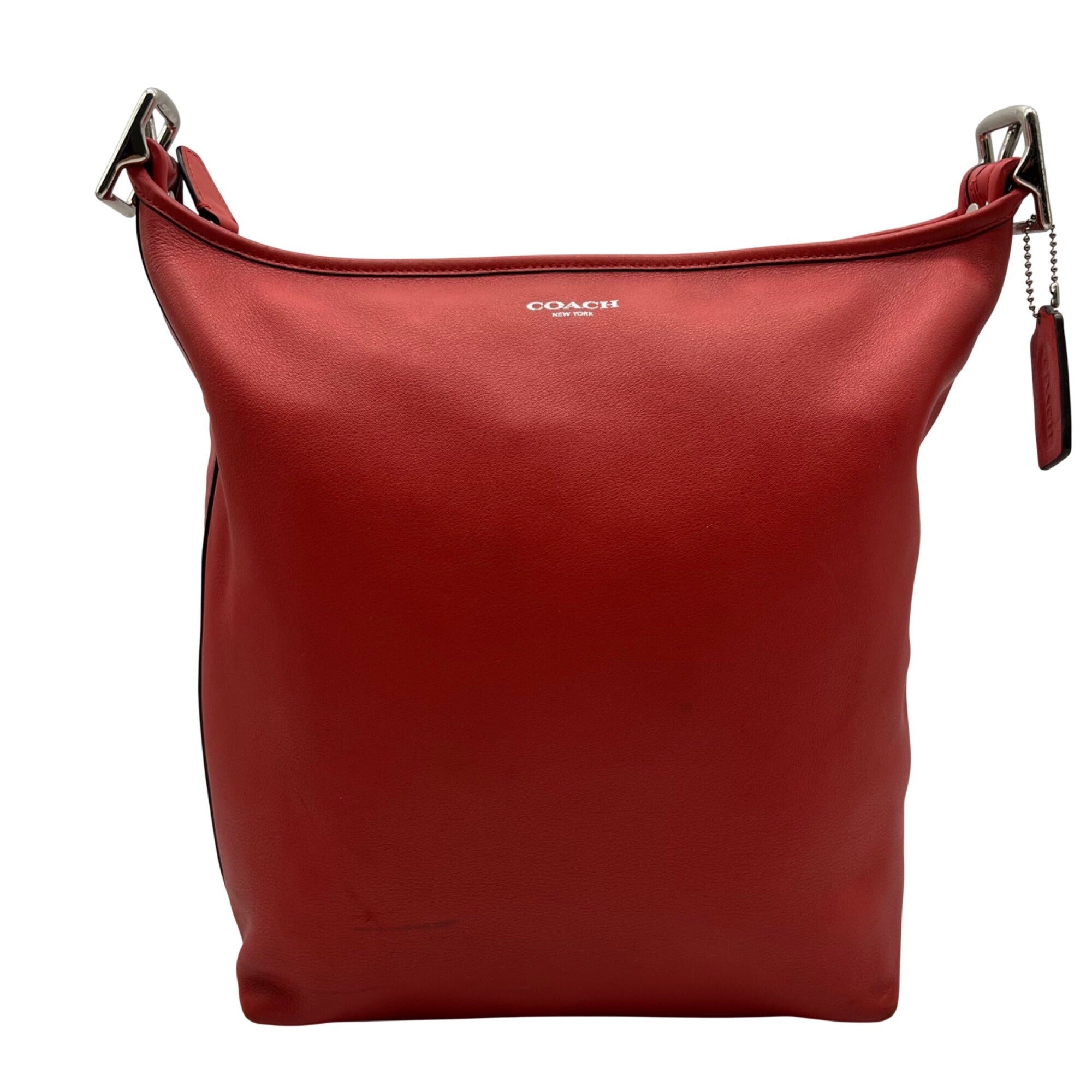 Coach Red Leather Vintage Legacy Duffle Bag 19889