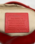Coach Red Leather Vintage Legacy Duffle Bag 19889