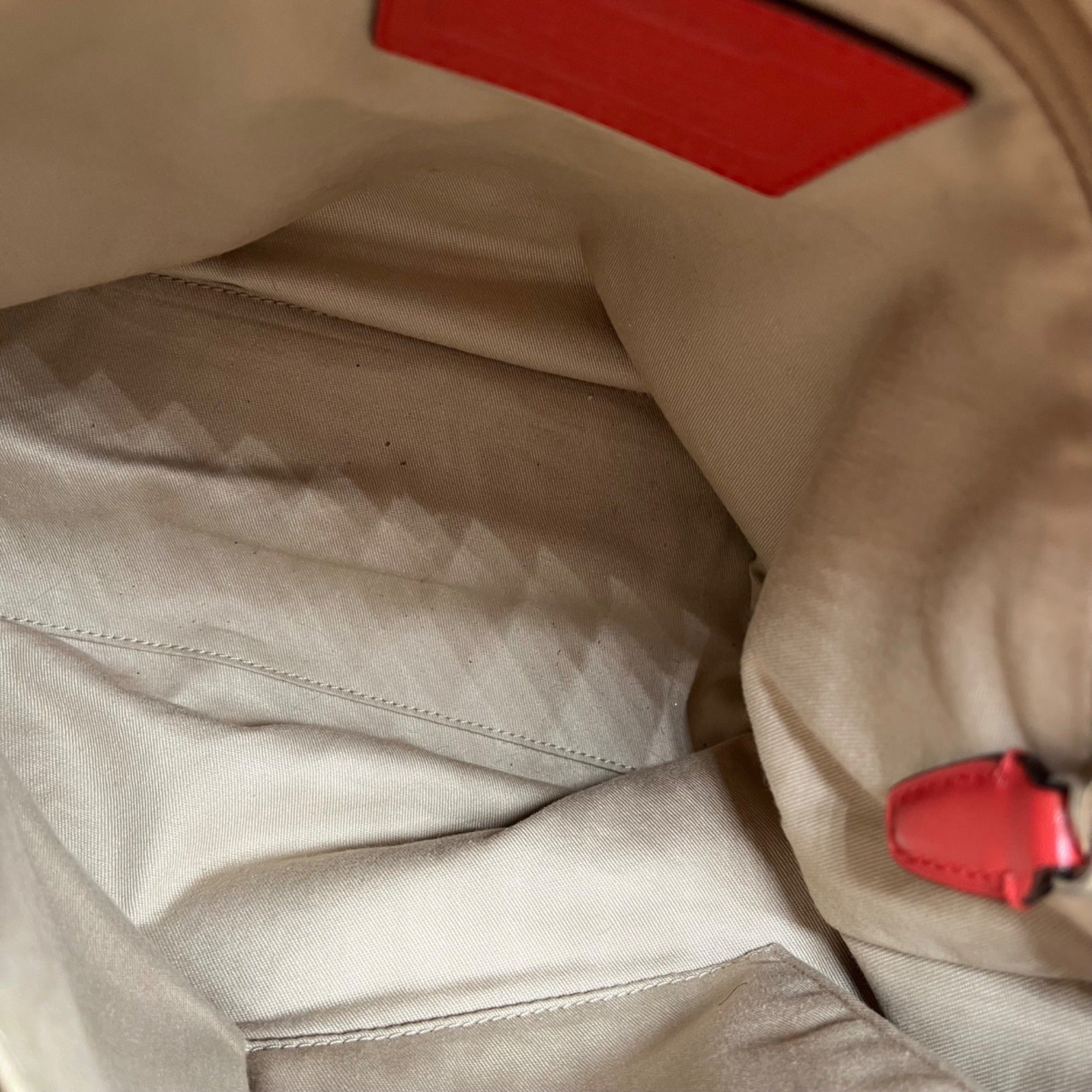Coach Red Leather Vintage Legacy Duffle Bag 19889