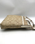 Coach Beige Monogram Coated Canvas Signature File Crossbody F29210