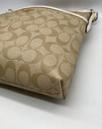 Coach Beige Monogram Coated Canvas Signature File Crossbody F29210