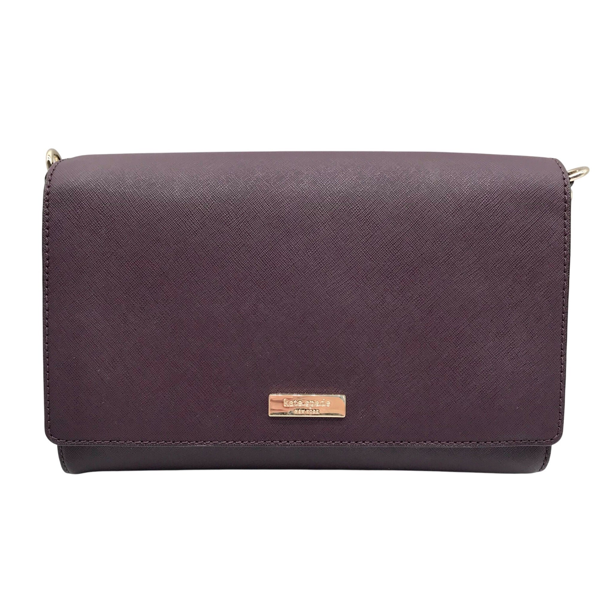 Kate Spade Purple Leather Crossbody Bag