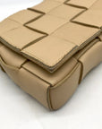 Bottega Veneta Neutral Leather Padded Cassette Crossbody Bag