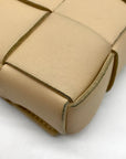 Bottega Veneta Neutral Leather Padded Cassette Crossbody Bag