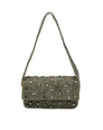 On 34th Silver Beaded Tote Bag