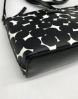 Kate Spade Black/Cream Leather Millie Grove Street Splodge Dot Crossbody