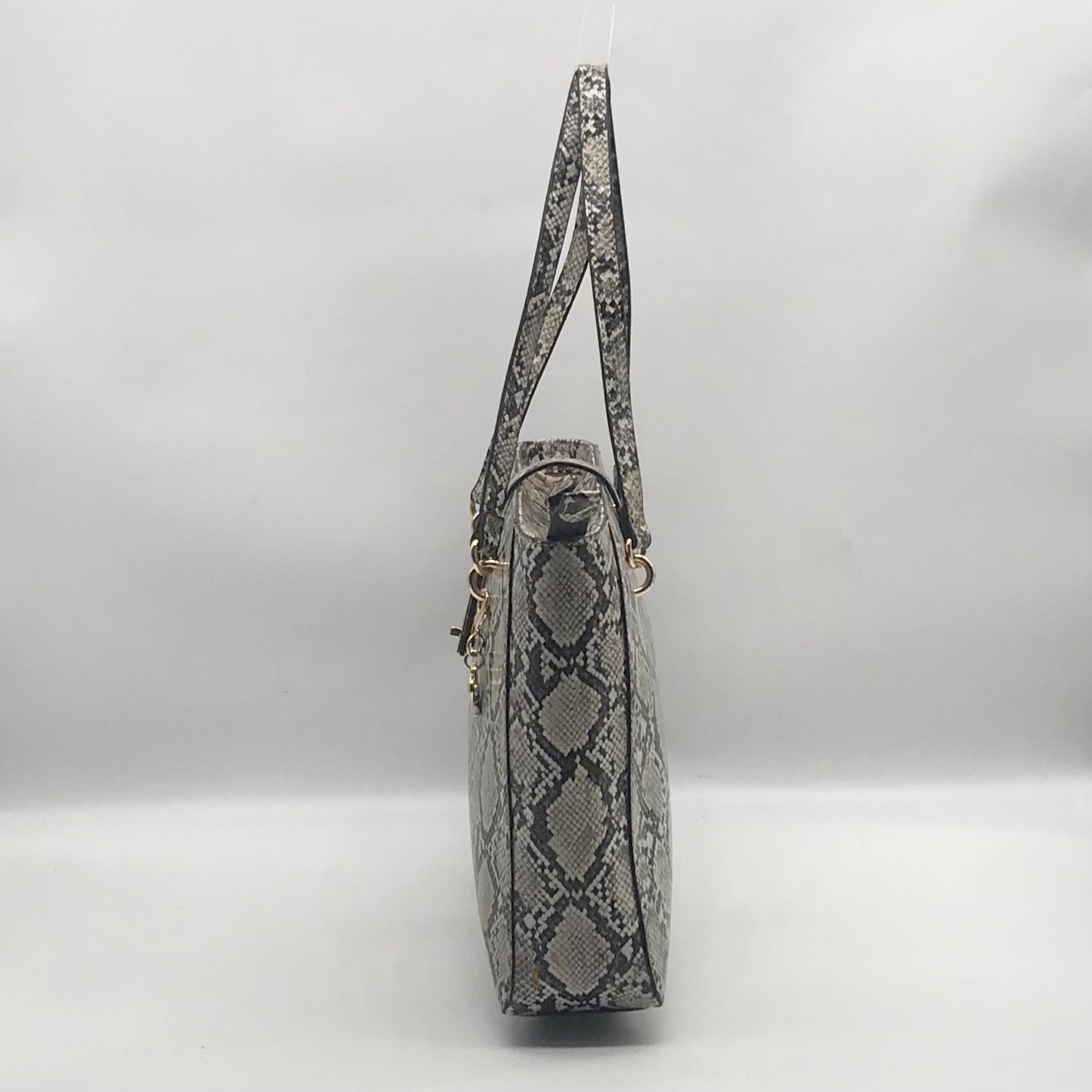 Guess Snakeskin Faux Leather Salinge Tote Bag