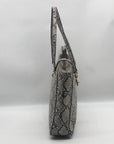 Guess Snakeskin Faux Leather Salinge Tote Bag