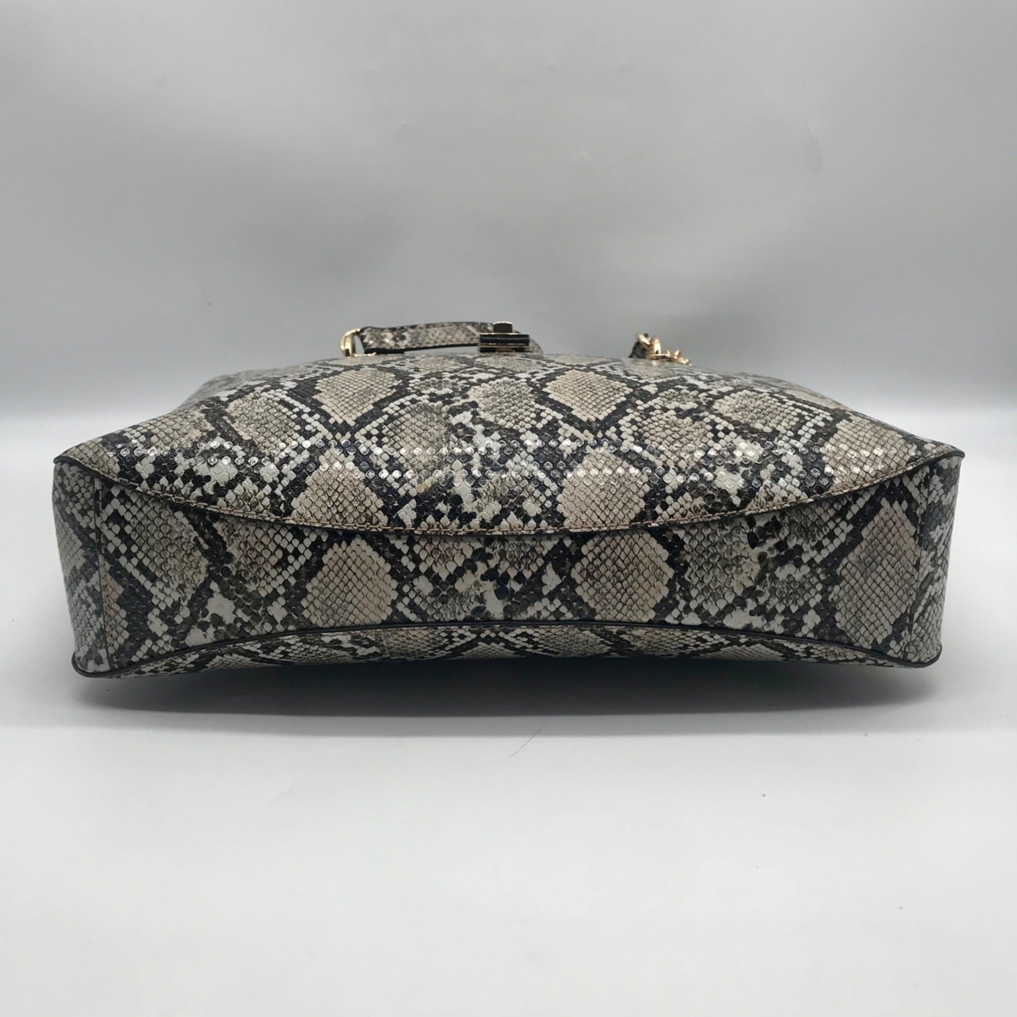 Guess Snakeskin Faux Leather Salinge Tote Bag