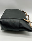 Michael Kors Black Leather Jet Set Shoulder Bag