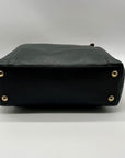 Michael Kors Black Leather Jet Set Shoulder Bag