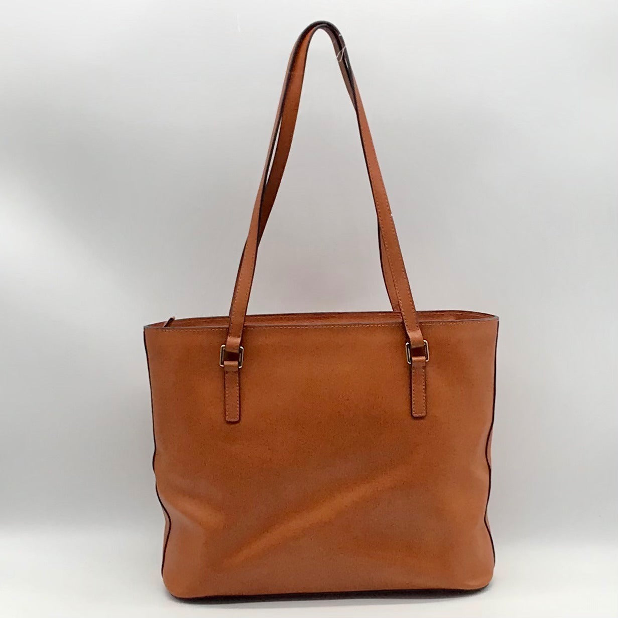 Dooney And Burke Brown Saffiano Leather Tote