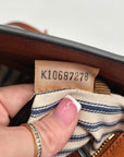 Dooney And Burke Brown Saffiano Leather Tote