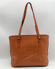 Dooney And Burke Brown Saffiano Leather Tote