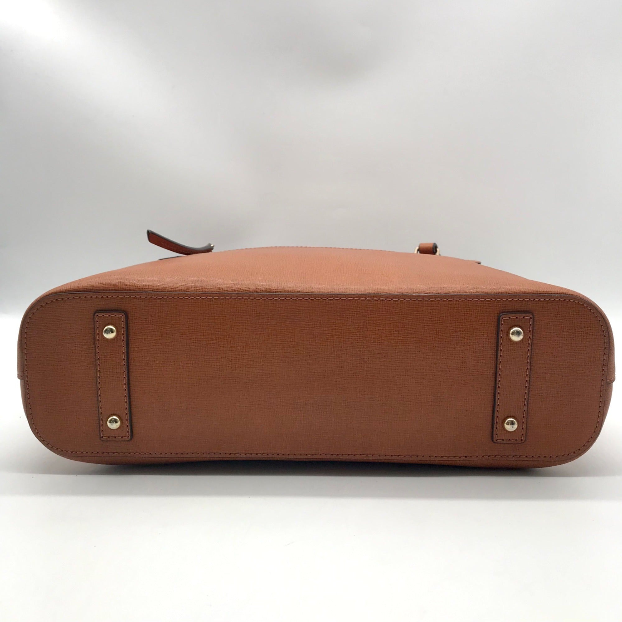 Dooney And Burke Brown Saffiano Leather Tote