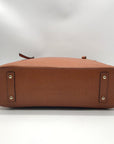 Dooney And Burke Brown Saffiano Leather Tote