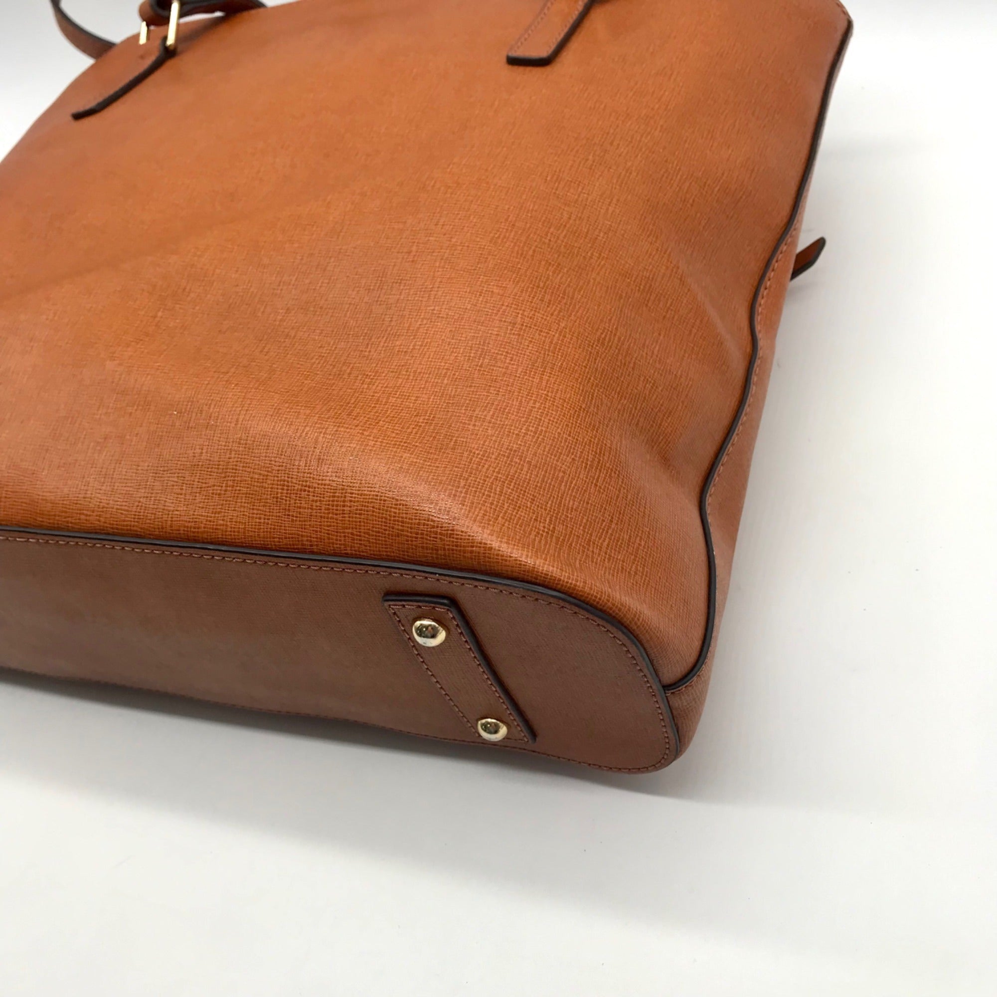 Dooney And Burke Brown Saffiano Leather Tote