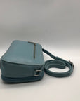 Liz Claiborne Blue Faux Leather Crossbody Bag