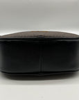 Michael Kors Brown & Black Monogram Cheryl Medium Crossbody