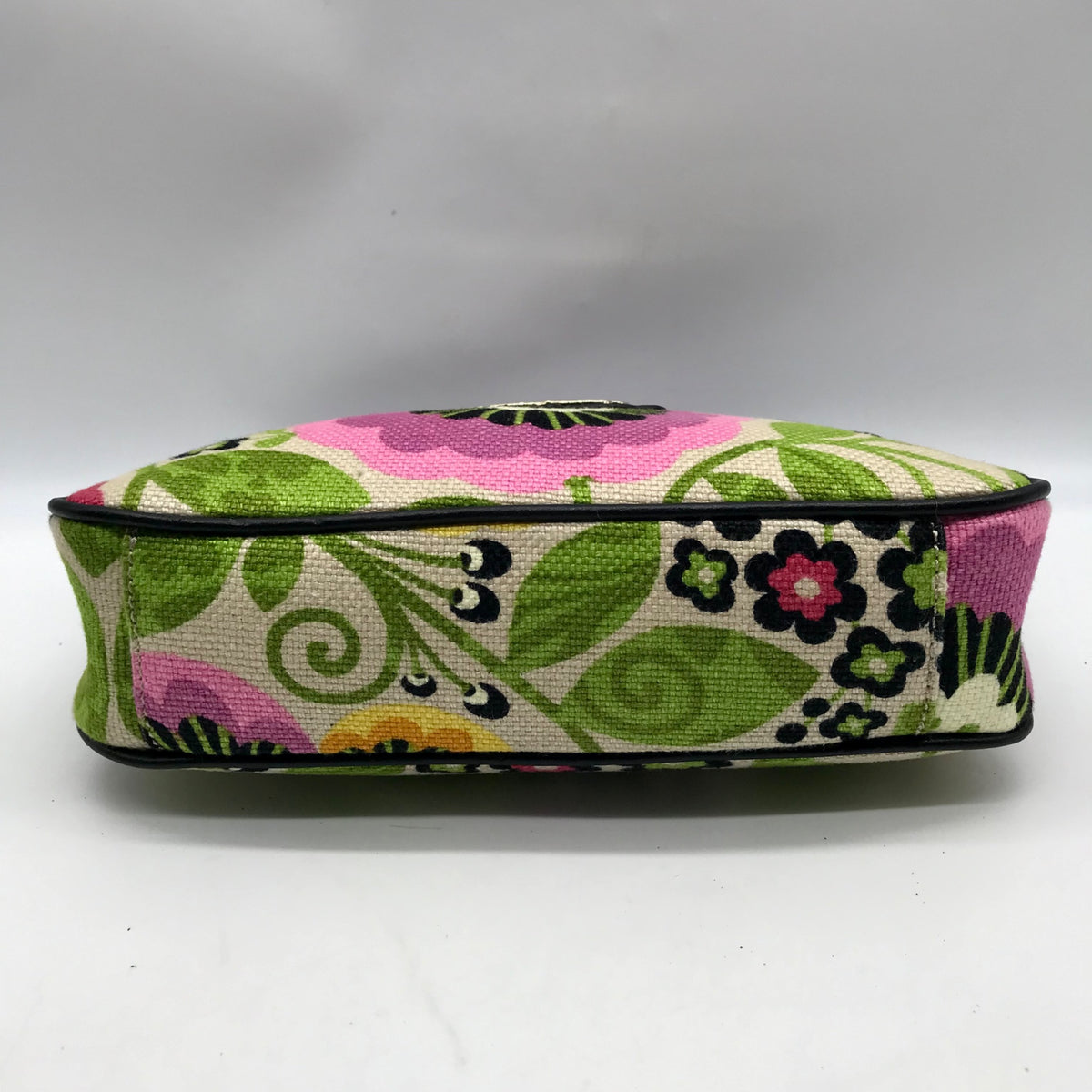 Spartina 449 Ivory Floral Port Passage Crossbody Bag