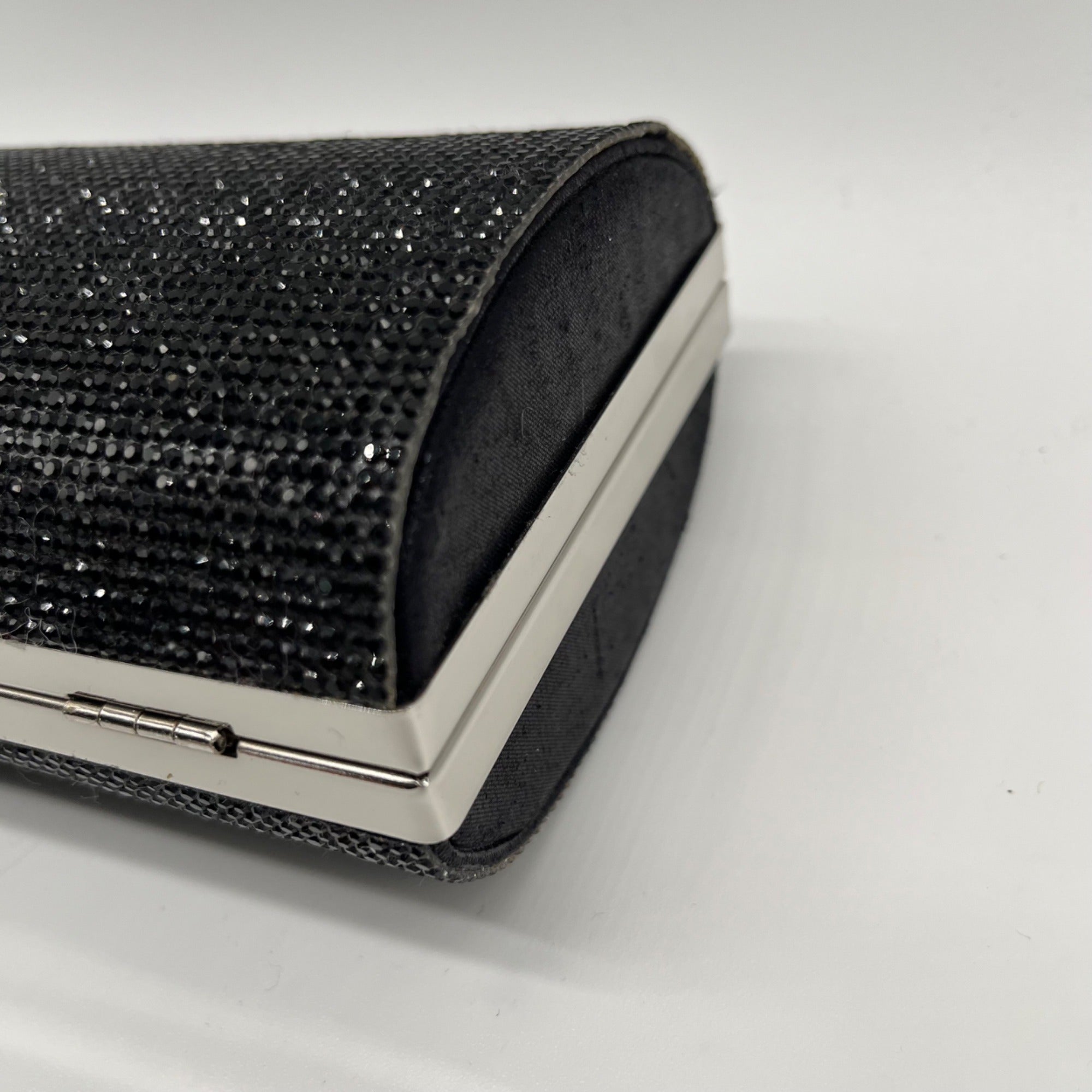 I.N.C. International Concepts Black Ranndi Microstone Mini Clutch Crossbody