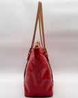 Dooney & Bourke Red Patent Leather Shoulder Bag