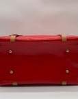 Dooney & Bourke Red Patent Leather Shoulder Bag