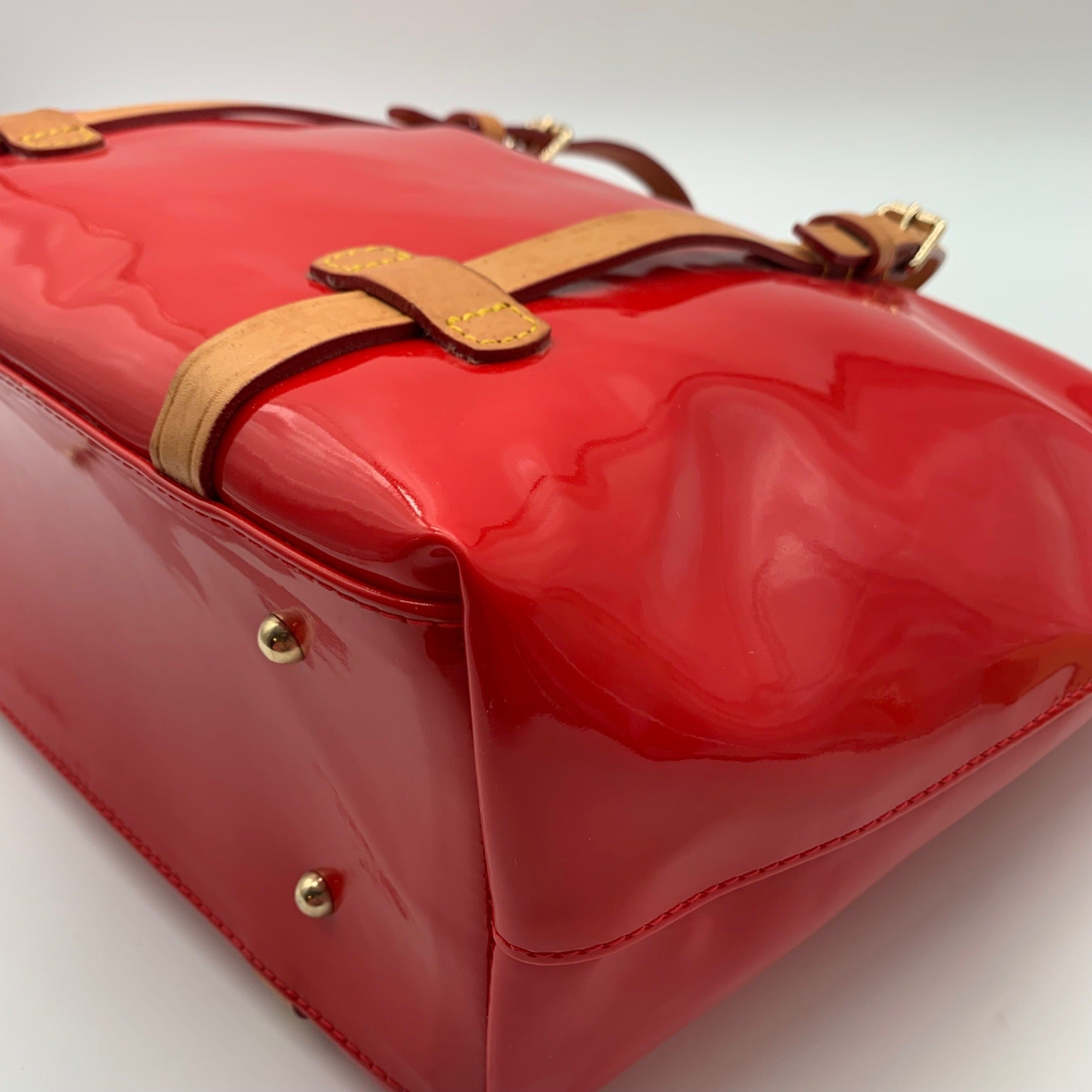 Dooney &amp; Bourke Red Patent Leather Shoulder Bag