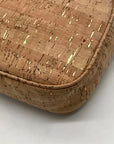 Lilly Pulitzer Tan Fabric Dessa Crossbody Bag