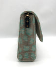 WKND WYFR Gray Fabric Zootopia Clutch Shoulder Bag