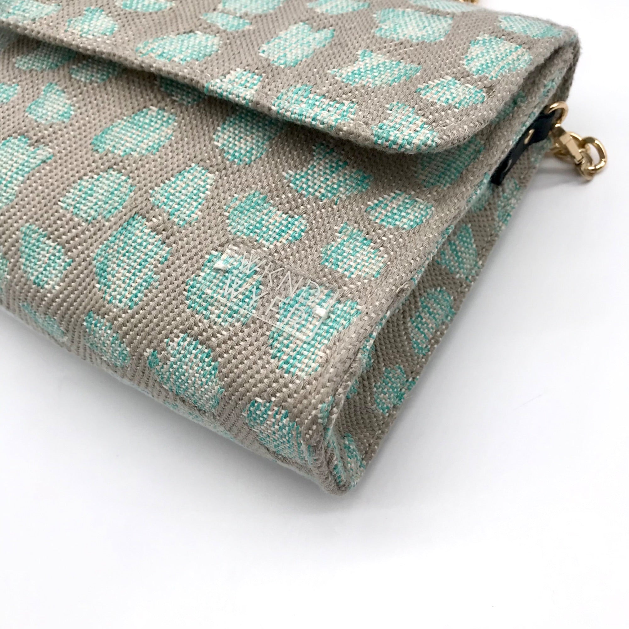 WKND WYFR Gray Fabric Zootopia Clutch Shoulder Bag