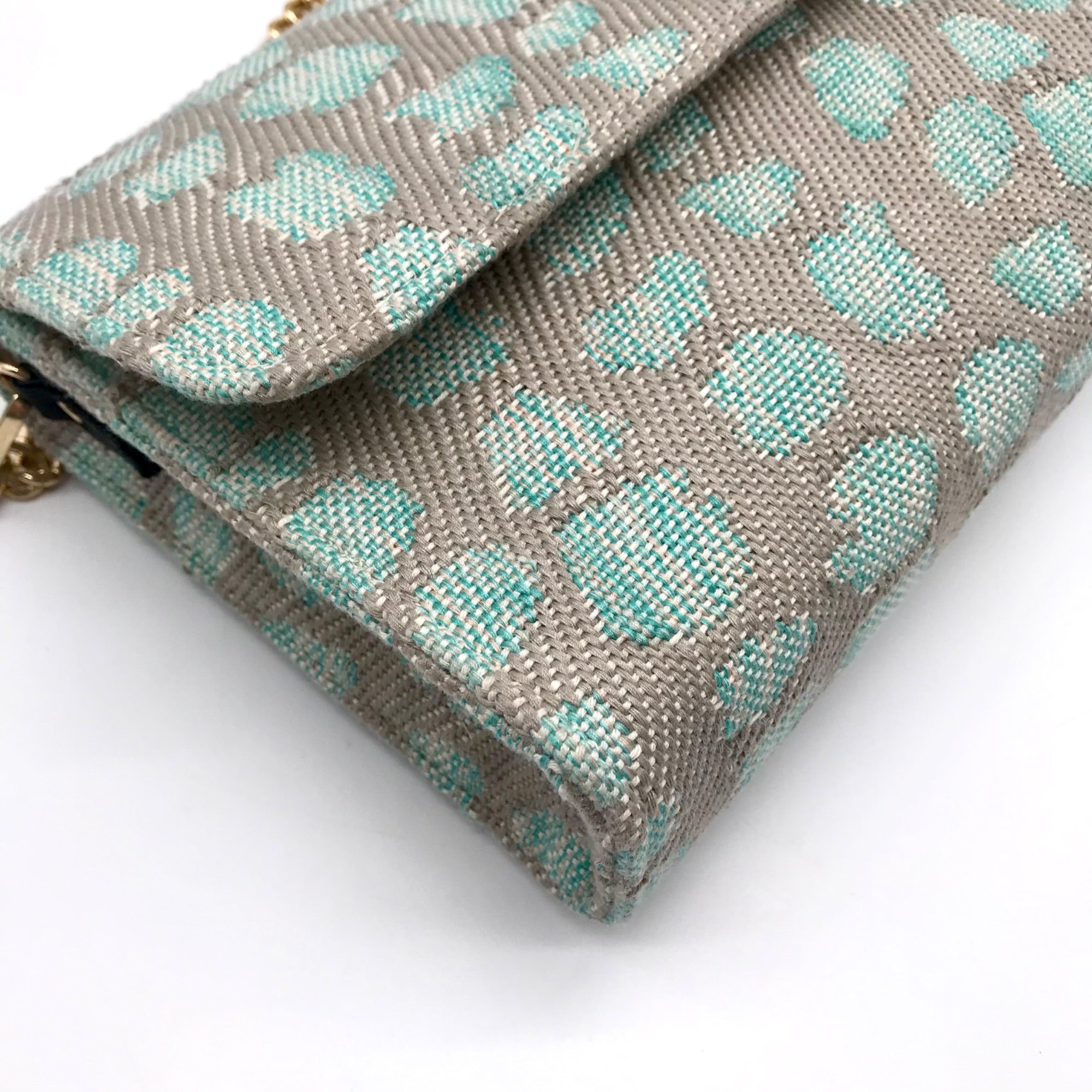 WKND WYFR Gray Fabric Zootopia Clutch Shoulder Bag