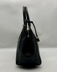 Michael Kors Black Leather Hayes Convertible Satchel