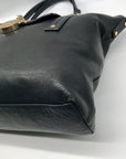 Michael Kors Black Leather Hamilton Satchel Bag