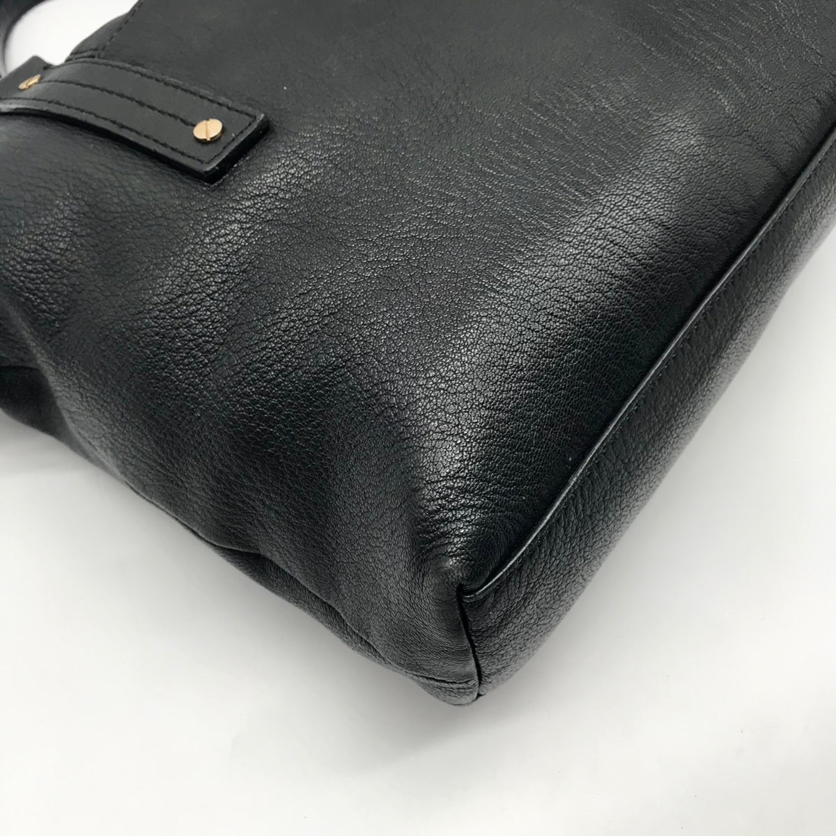 Michael Kors Black Leather Hamilton Satchel Bag