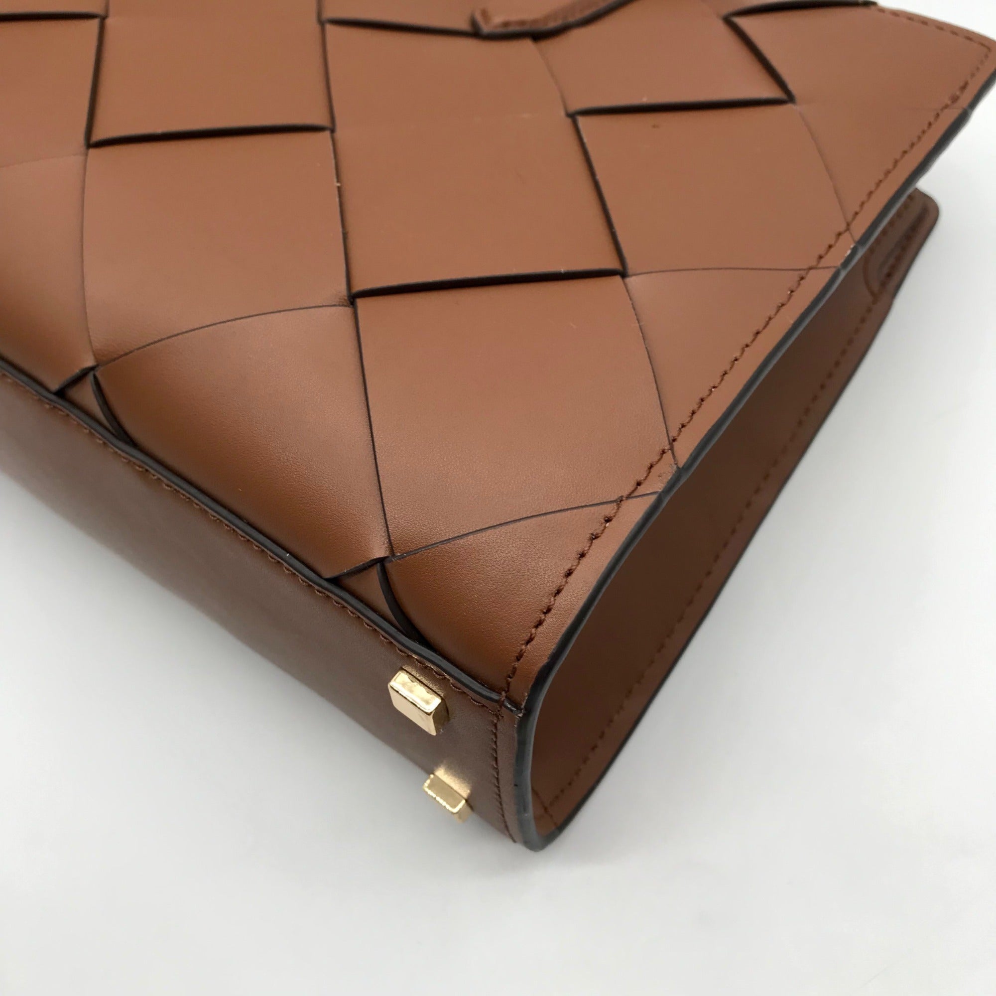 Michael Kors Luggage Brown East West Scarlett Satchel Bag