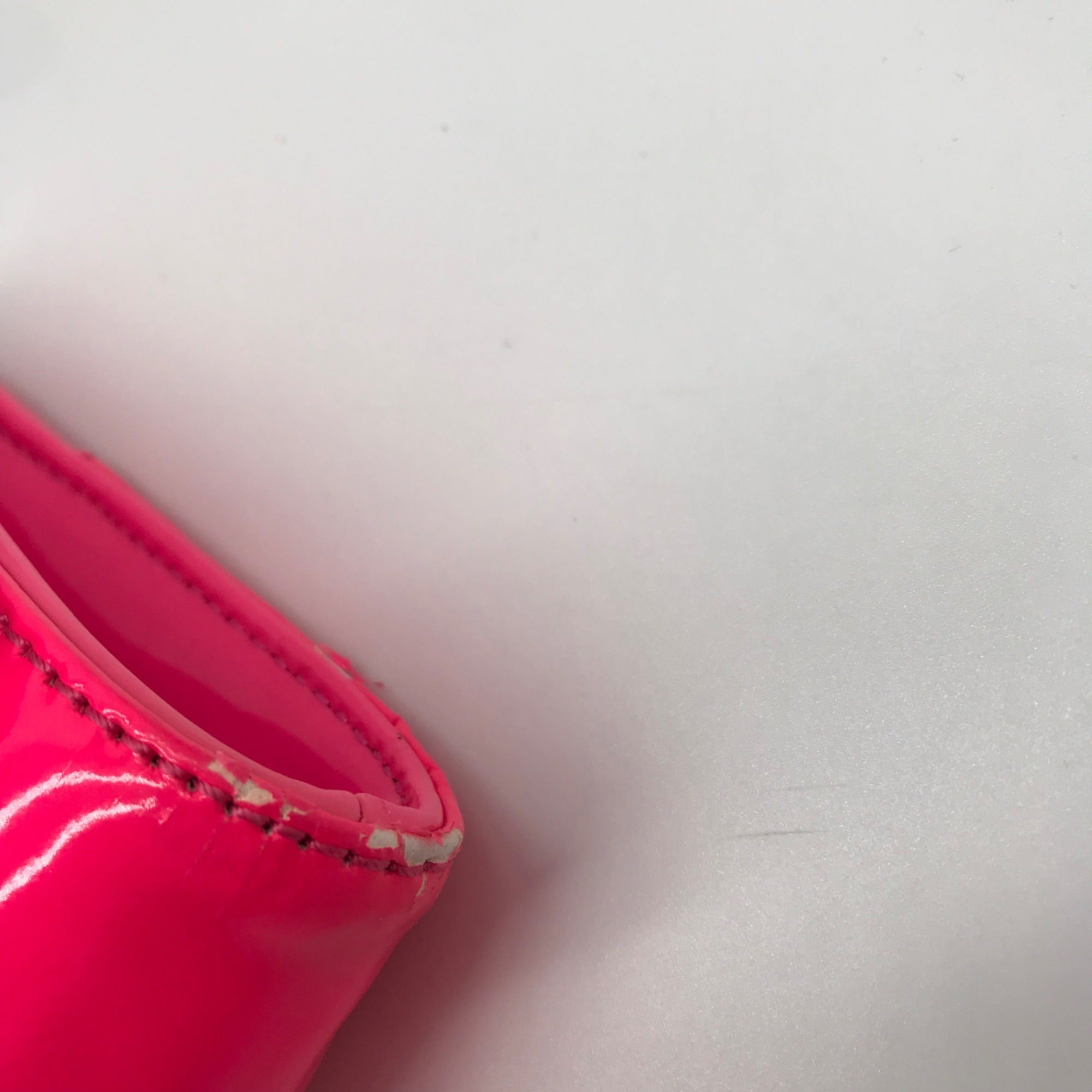 Melie Bianco Pink Vegan Leather Veronica Clutch