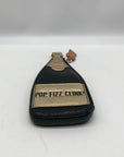 Kate Spade Black and Gold Pop Fizz Clink Champagne Bottle Coin Purse