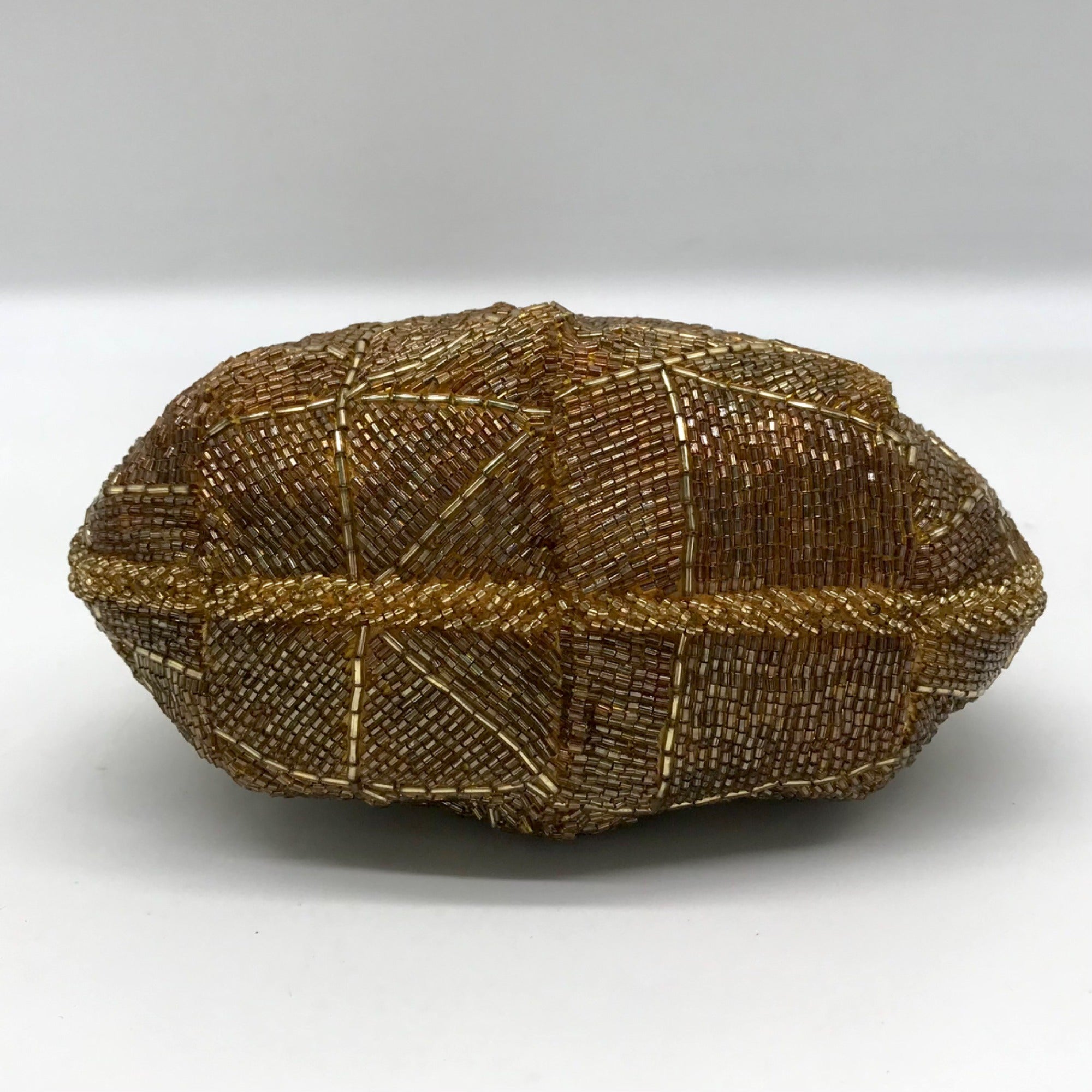 Walborg Gold Beaded Vintage Evening Bag Clutch