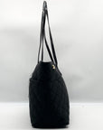 Calvin Klein Black Quilted Nylon Tote Bag
