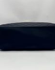 Calvin Klein Black Quilted Nylon Tote Bag