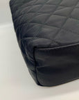 Calvin Klein Black Quilted Nylon Tote Bag