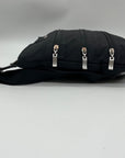 Baggallini Black Nylon Multi-Pocket Crossbody Bag