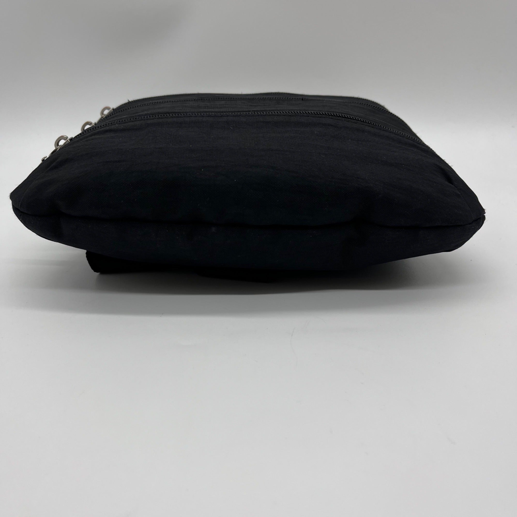 Baggallini Black Nylon Multi-Pocket Crossbody Bag