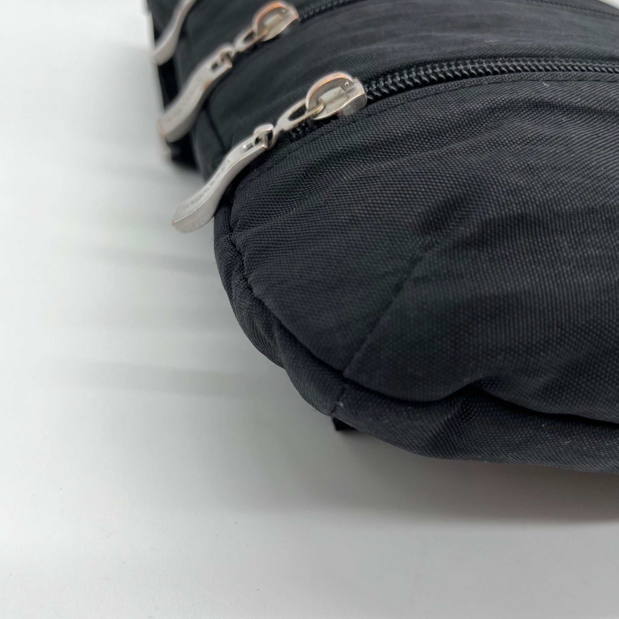 Baggallini Black Nylon Multi-Pocket Crossbody Bag