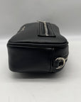 Madden Girl Black Faux Leather Crossbody Bag